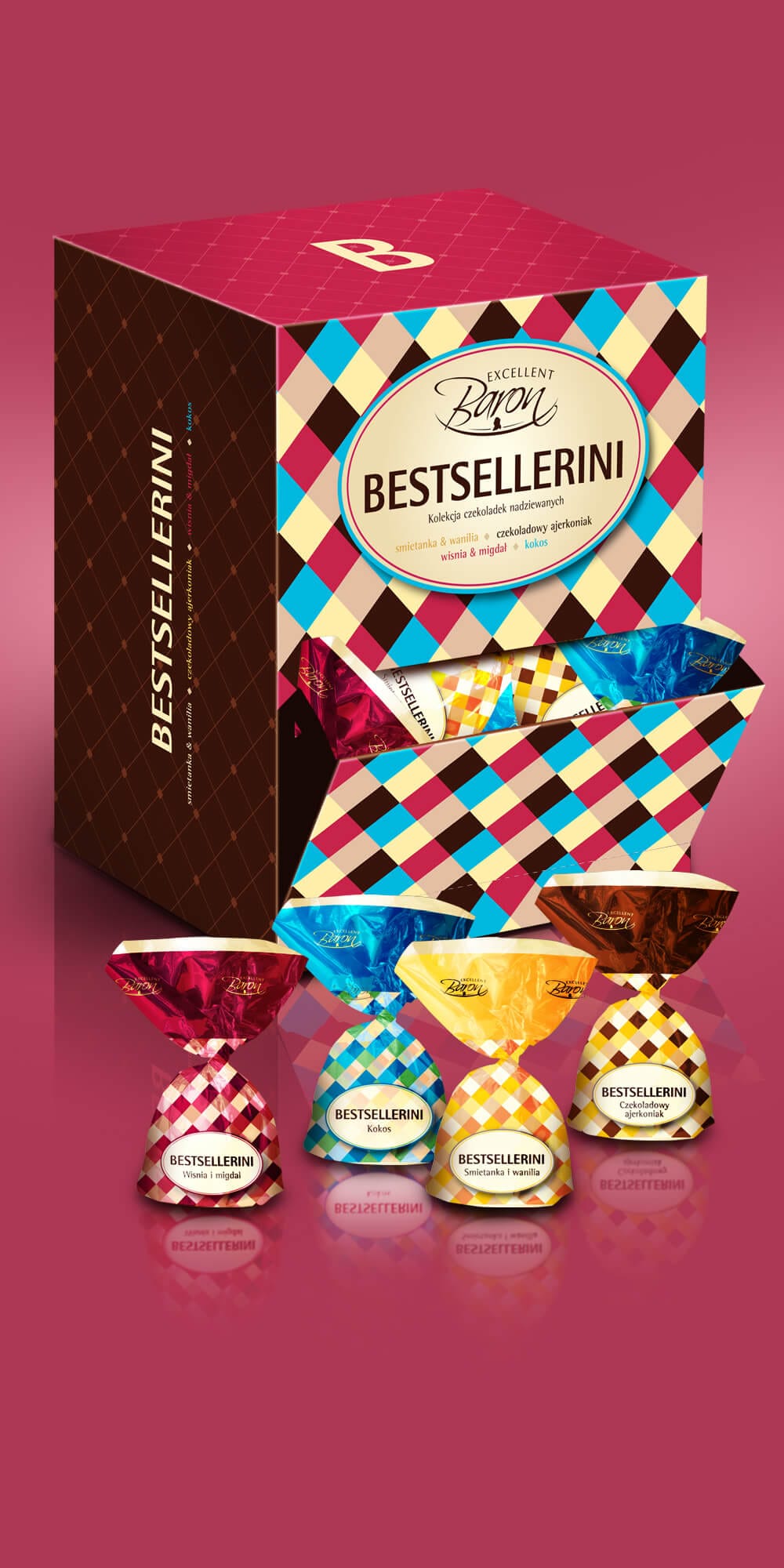 BARON - BESTSELLERINI - kreacja opakowań