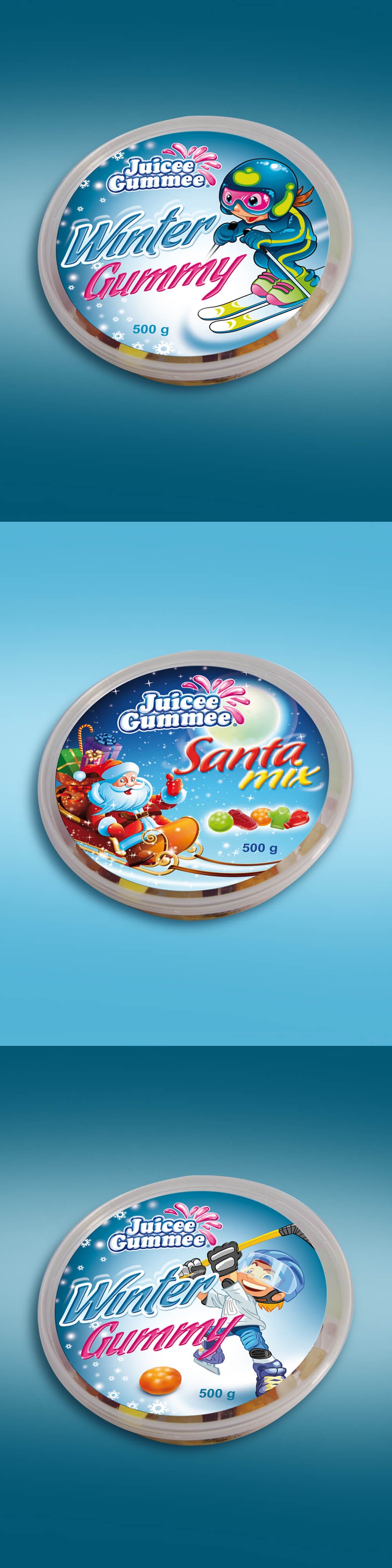 BIEDRONKA - JUICE GUMMEE - projekt opakowań
