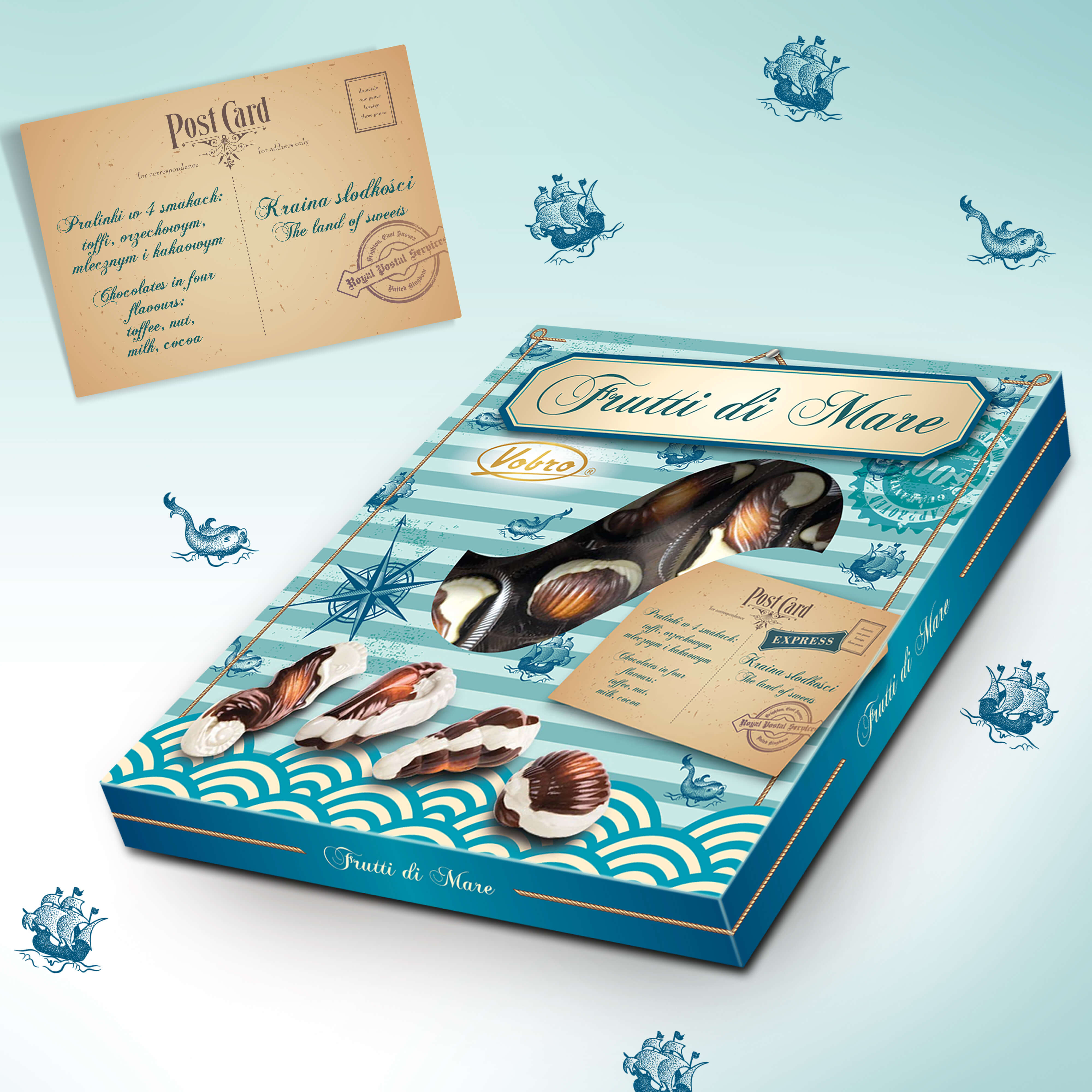 VOBRO - FRUTTI DI MARE - projekt opakowań