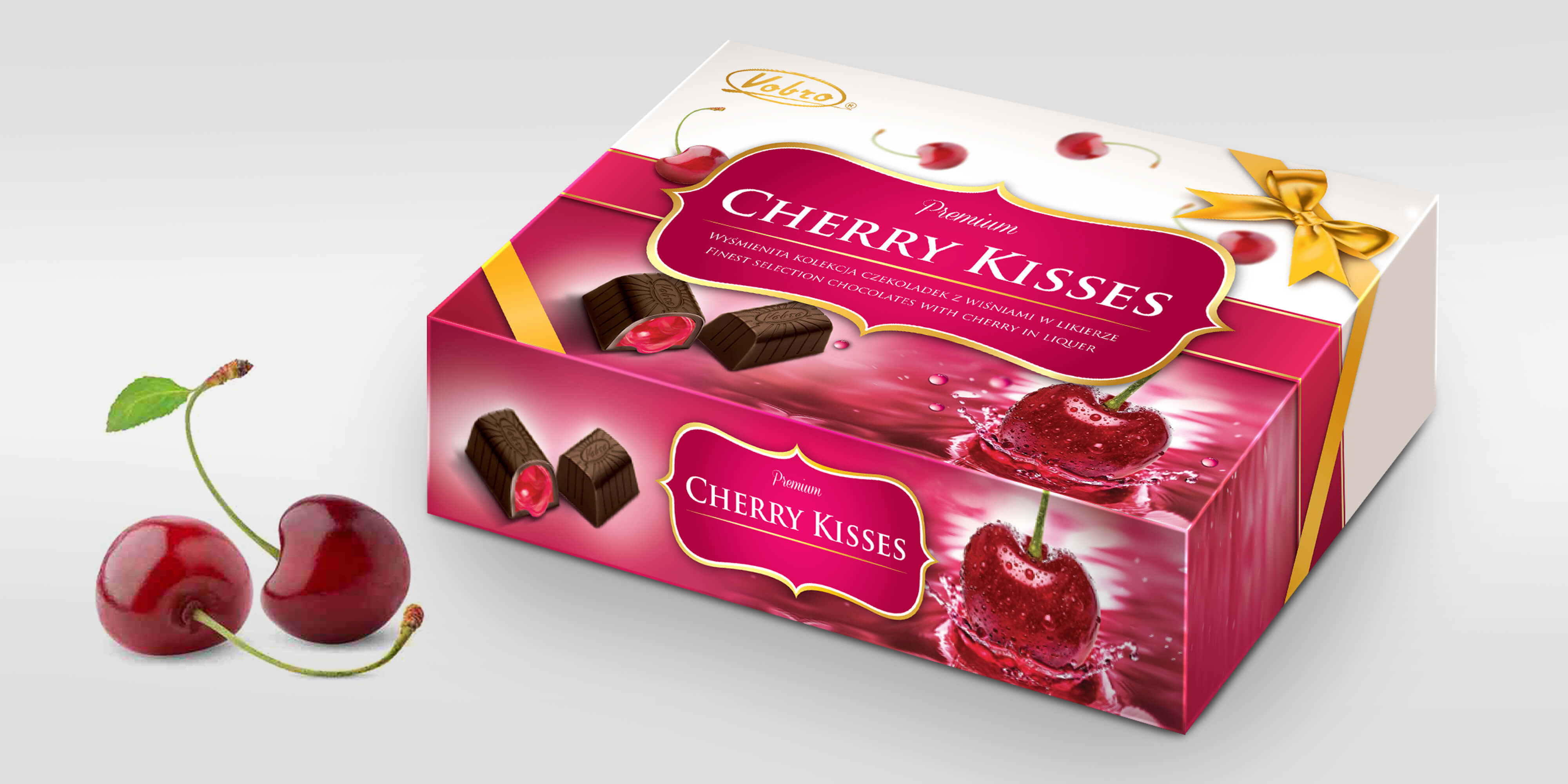 VOBRO - CHERRY KISSES - projekt opakowań