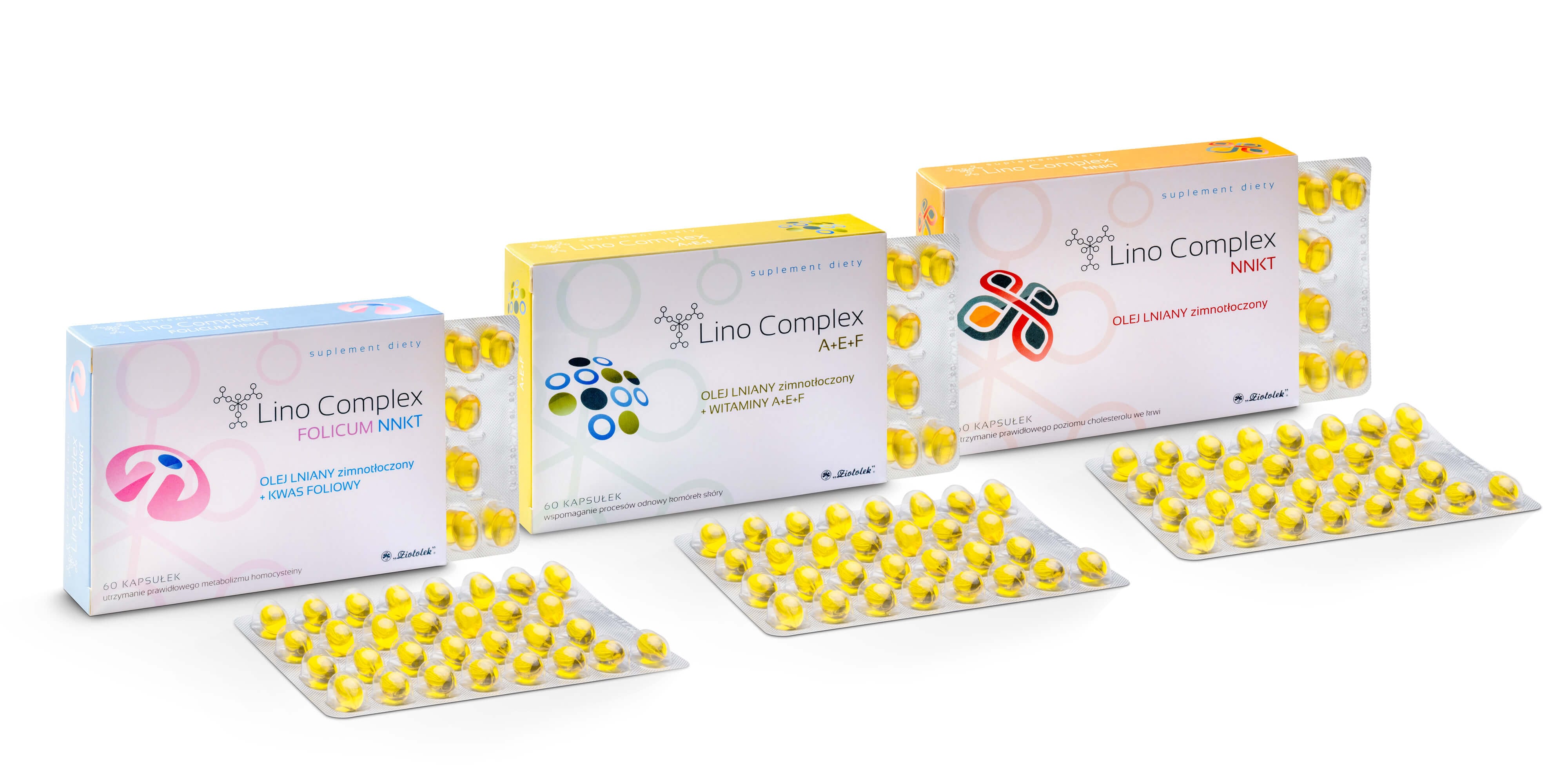 ZIOŁOLEK - LINO COMPLEX - projekt linii suplementów