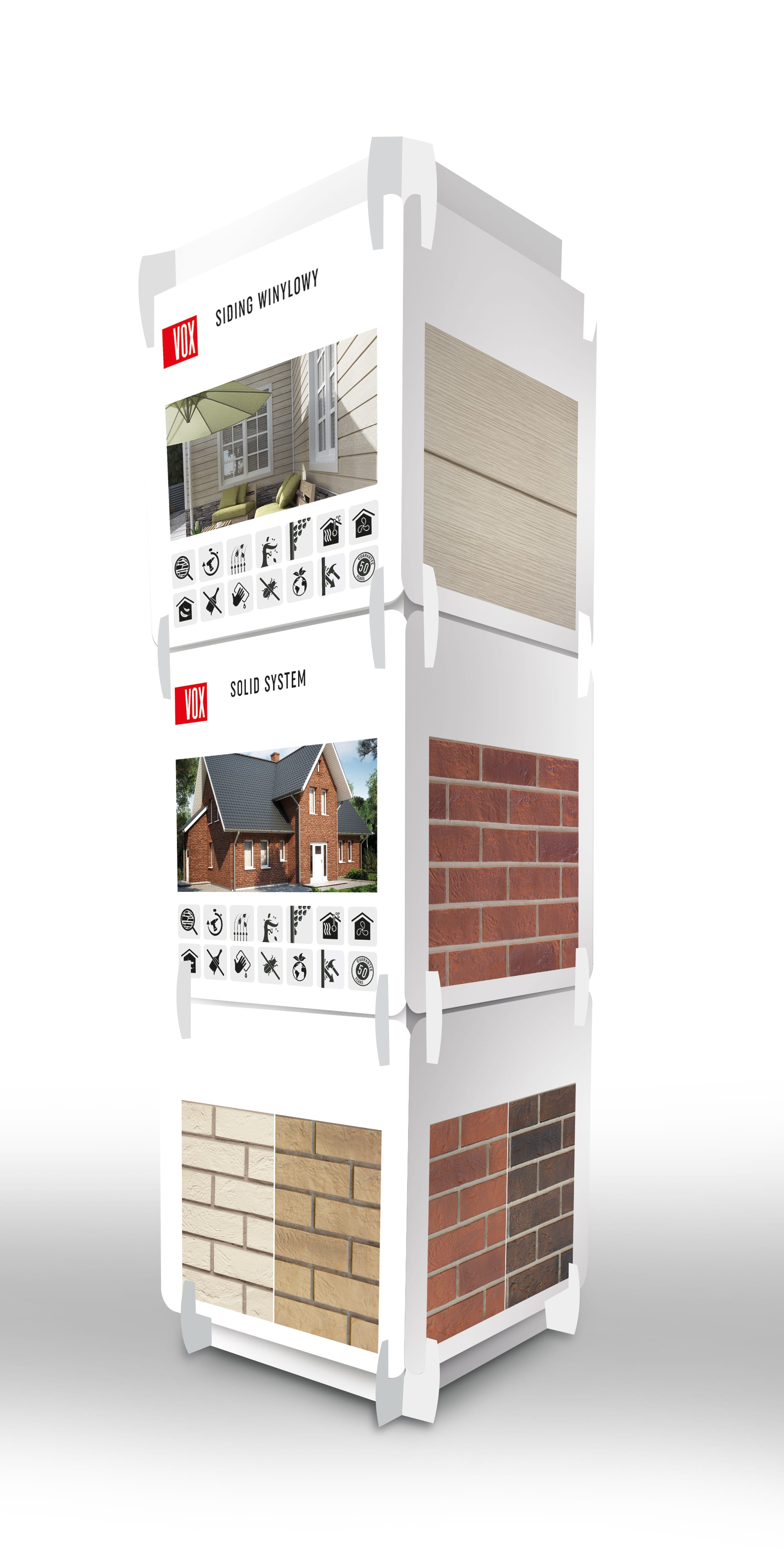 VOX - STANDY - projekty materiałów BTL